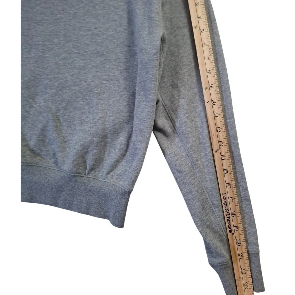 Adidas Miami Hurricanes Sweatshirt Men's XS Gray NCAA Football Crewneck Fleece